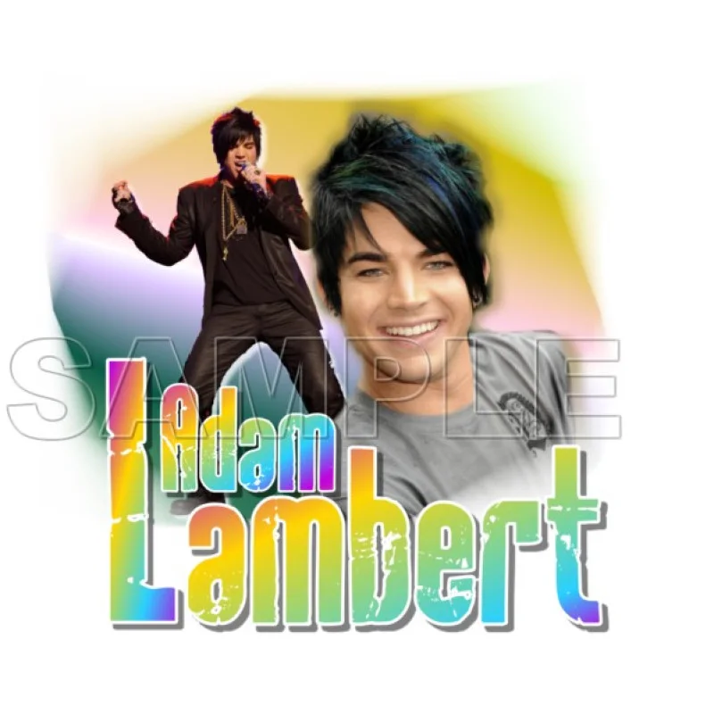 Adam Lambert  DTF Iron on Transfer  - Ready to Press  #2