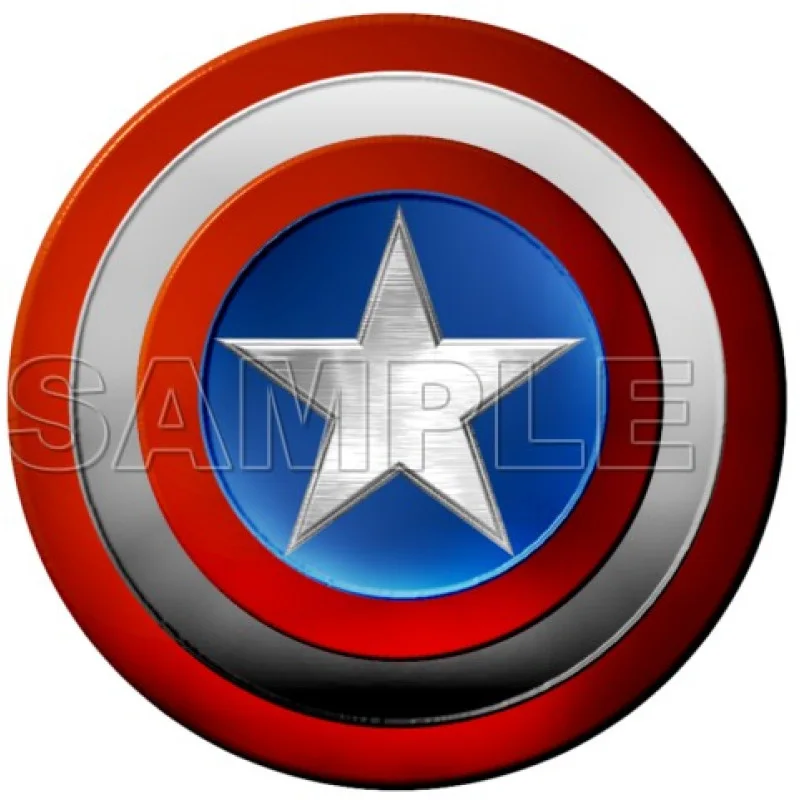 Captain America Logo DTF Iron on Transfer - Ready to Press #2