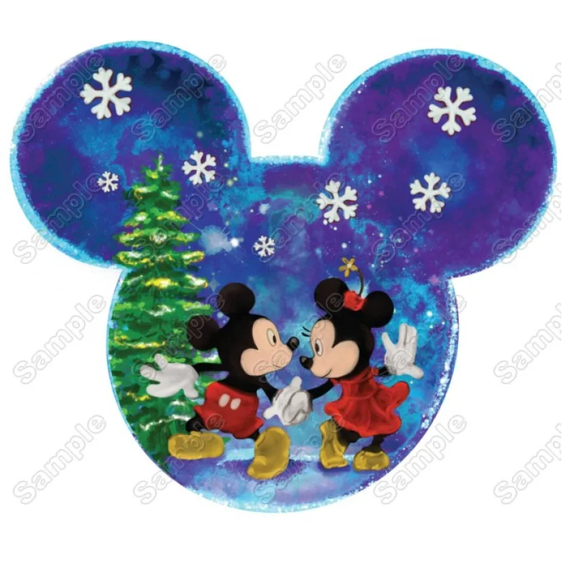 Christmas Disney World  Mickey Mouse DTF Iron on Transfer - Ready to Press