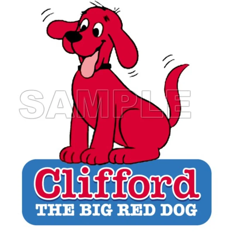 Clifford the Big Red Dog DTF Iron on Transfer - Ready to Press #2