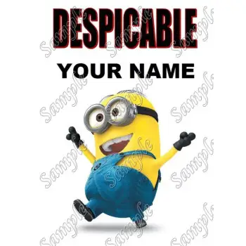  Despicable Me Minion Custom Personalized  DTF Iron on Transfer - Ready to Press #89  