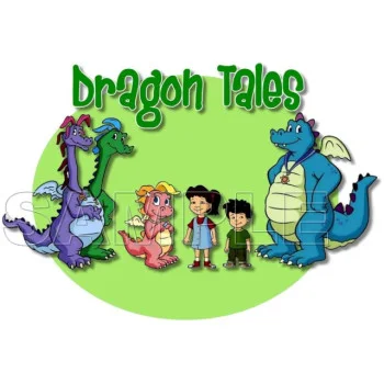 Dragon Tales DTF Iron on Transfer - Ready to Press #1