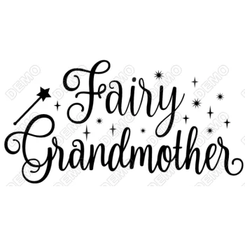 Fairy Grandmother  Iron On Transfer Vinyl HTV