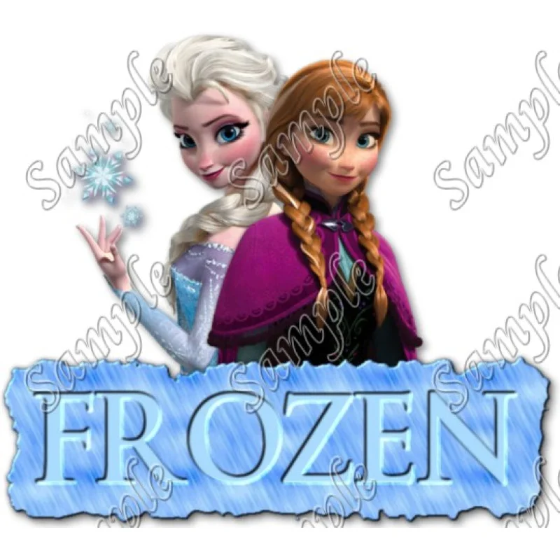 Frozen Anna Elsa DTF Iron on Transfer - Ready to Press #19