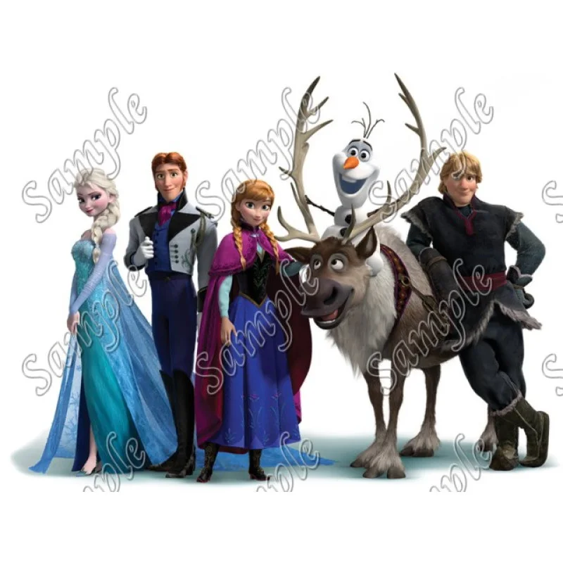 Frozen Anna Elsa Olaf DTF Iron on Transfer - Ready to Press #18