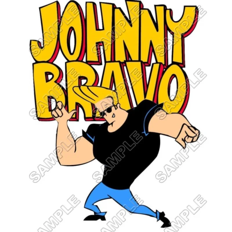 Johnny Bravo  DTF Iron on Transfer - Ready to Press #1