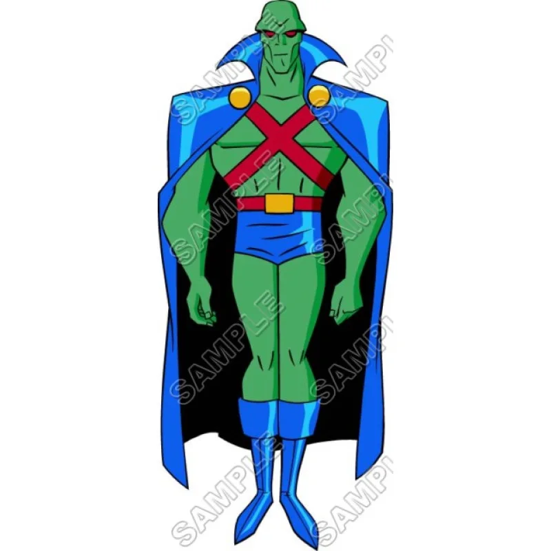 Martian Manhunter Super Heroes T  Shirt Iron on Transfer - Ready to Press #2