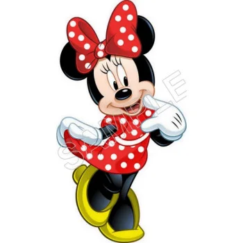 Minnie Mouse Red DTF Iron on Transfer  - Ready to Press  #51