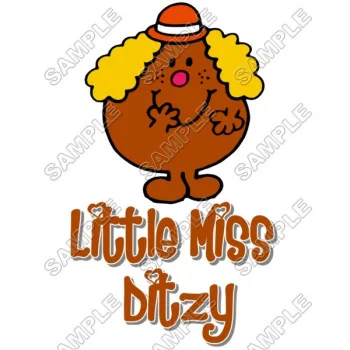 Mr Men and Little Miss Ditzy DTF Iron on Transfer - Ready to Press #28