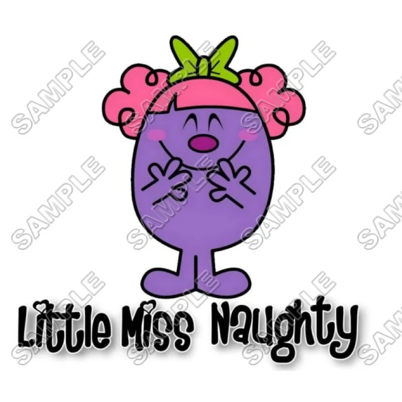 Mr Men and Little Miss Naughty DTF Iron on Transfer - Ready to Press #48