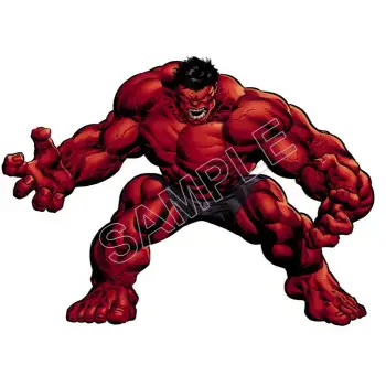 Red Hulk  DTF Iron on Transfer  - Ready to Press  #1