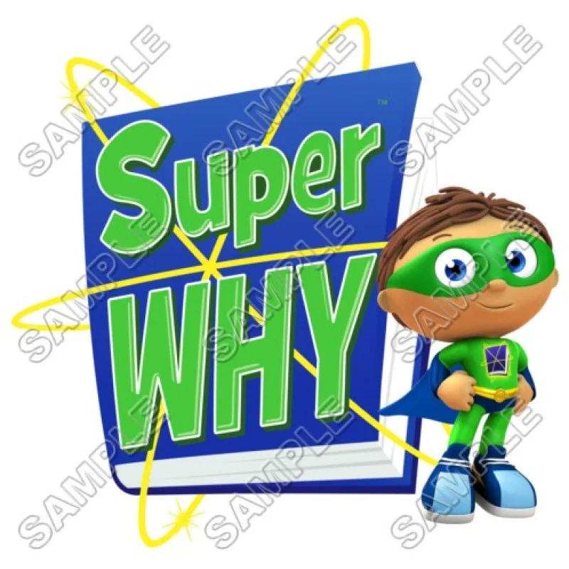 Super  Why  DTF Iron on Transfer  - Ready to Press  #4