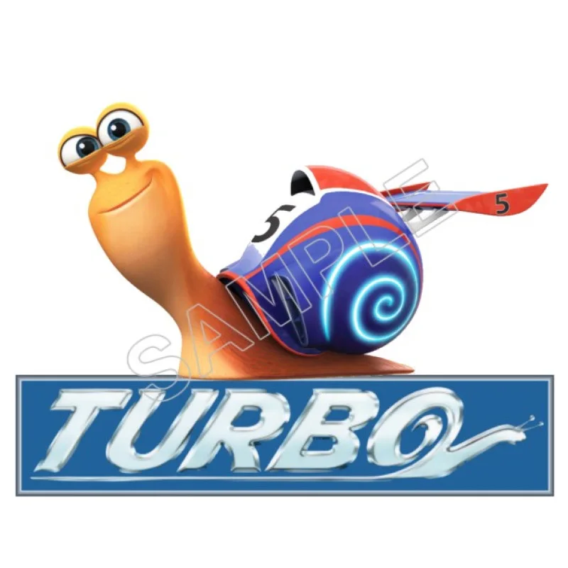 Turbo (Snail) DTF Iron on Transfer  - Ready to Press  #2