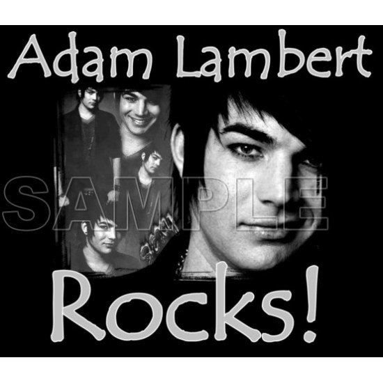 Adam Lambert  T Shirt Iron on Transfer    N1 (KRAFTYME.COM)