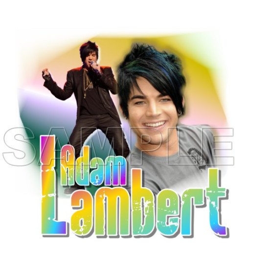 Adam Lambert  T Shirt Iron on Transfer    N2 (KRAFTYME.COM)