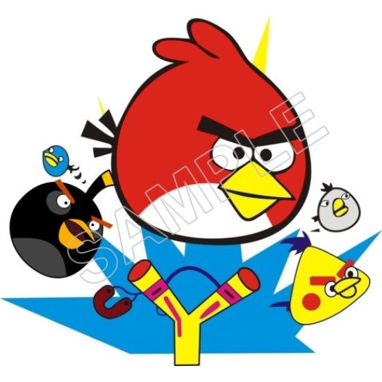 Angry Birds  Heat Iron On Transfer for T shirts N91 (KRAFTYME.COM)