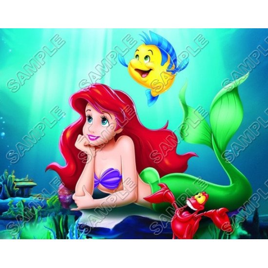 Ariel  The Little Mermaid  Heat Iron On Transfer for T shirts N31 (KRAFTYME.COM)