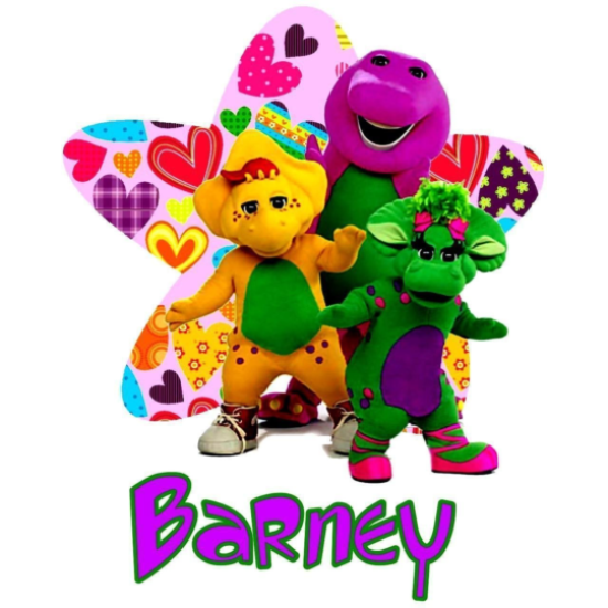 Barney T Shirt Iron on Transfer    N7 (KRAFTYME.COM)