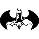 Batman Logo  Iron On Transfer Vinyl HTV (KRAFTYME.COM)