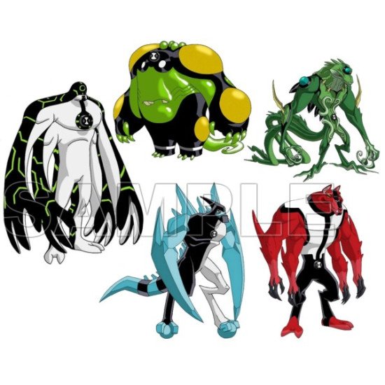 Ben 10 Aliens T Shirt Iron on Transfer    N1 (KRAFTYME.COM)