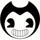 Bendy and the Ink Machine Head  Iron On Transfer Vinyl HTV (KRAFTYME.COM)