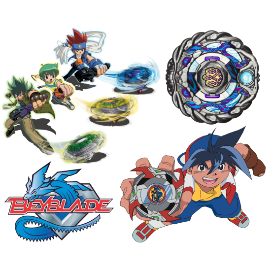 BeyBlade Iron on Transfers T Shirt Iron on Transfer    N1 (KRAFTYME.COM)