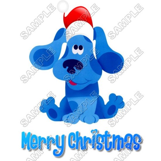 Blues Clues  Christmas Heat Iron On Transfer for T shirts N60 (KRAFTYME.COM)