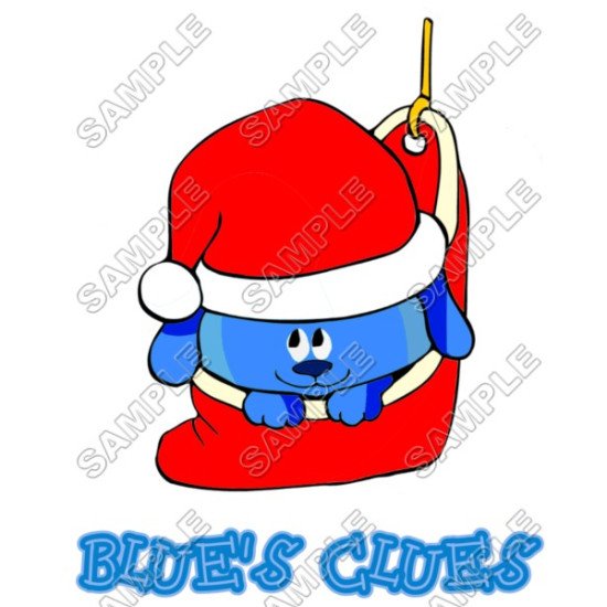 Blues Clues  Christmas Heat Iron On Transfer for T shirts N61 (KRAFTYME.COM)