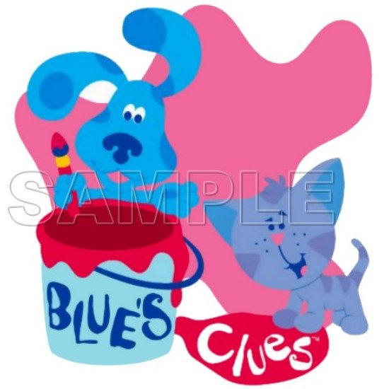 Blues Clues Heat Iron On Transfer for T shirts N3 (KRAFTYME.COM)