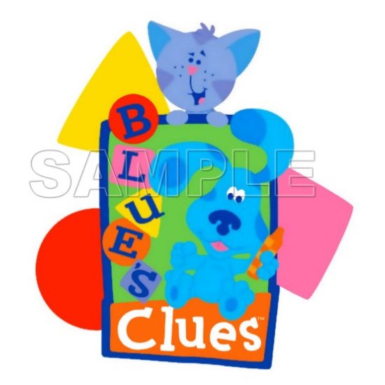 Blues Clues Heat Iron On Transfer for T shirts N4 (KRAFTYME.COM)