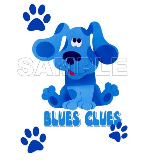 Blues Clues Heat Iron On Transfer for T shirts N6 (KRAFTYME.COM)