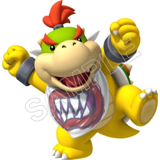 Bowser Jr. T Shirt Iron on Transfer    N23 (KRAFTYME.COM)