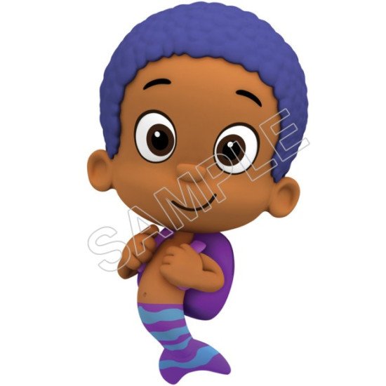 Bubble Guppies Goby  Heat Iron On Transfer for T shirts N6 (KRAFTYME.COM)