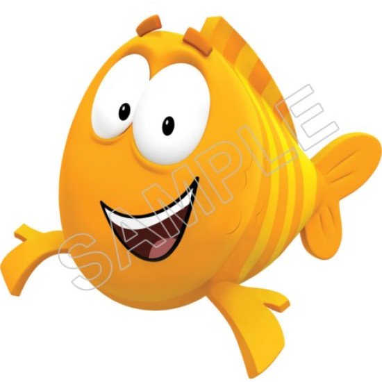 Bubble Guppies Mr. Grouper Heat Iron On Transfer for T shirts N8 (KRAFTYME.COM)