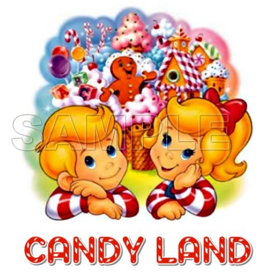 Candy Land Heat Iron On Transfer for T shirts N2 (KRAFTYME.COM)