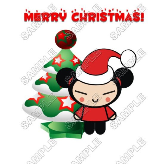 Christmas  Pucca  Heat Iron On Transfer for T shirts N77 (KRAFTYME.COM)