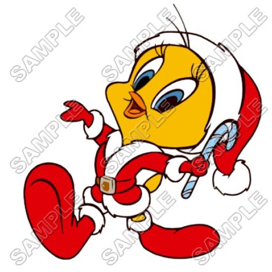 Christmas  Tweety  Heat Iron On Transfer for T shirts N78 (KRAFTYME.COM)