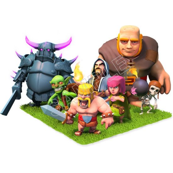 Clash of  Clans T shirt  Iron On Transfer  N3 (KRAFTYME.COM)