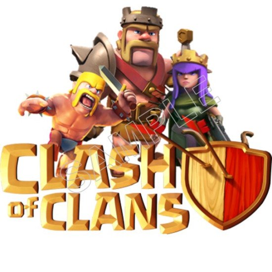 Clash of  Clans T shirt  Iron On Transfer  N4 (KRAFTYME.COM)