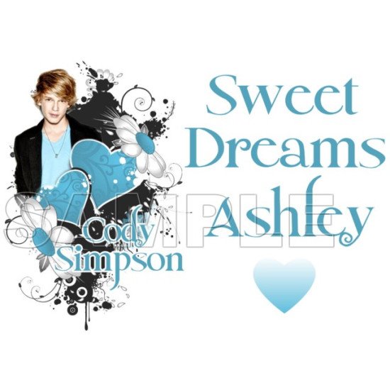 Cody Simpson Personalized  Custom Heat Iron On Transfer for T shirts N3 (KRAFTYME.COM)