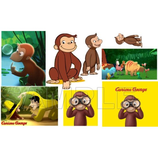 Curious George Heat Iron On Transfer for T shirts N3 (KRAFTYME.COM)