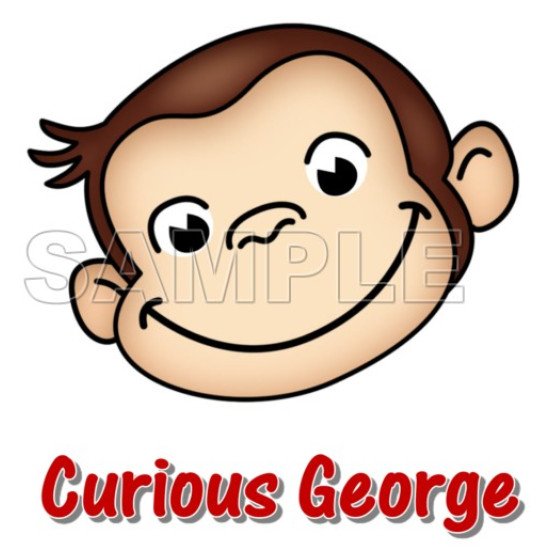 Curious George Heat Iron On Transfer for T shirts N6 (KRAFTYME.COM)