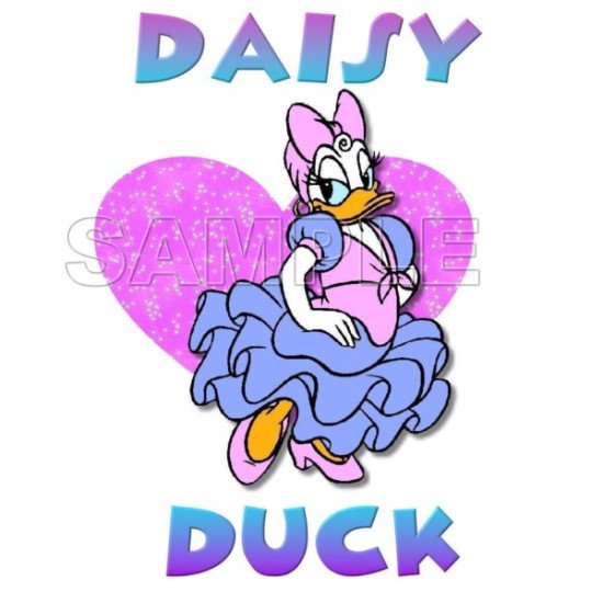 Daisy Duck Heat Iron On Transfer for T shirts N5 (KRAFTYME.COM)