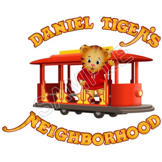 Daniel Tigers Neighborhood  Heat Iron On Transfer for T shirts N2 (KRAFTYME.COM)