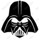 Darth Vader Head  Iron On Heat Transfer Vinyl HTV (KRAFTYME.COM)