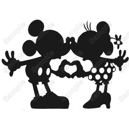 Disney Minnie  Mouse Mickey Valentines   Iron On Transfer Vinyl HTV (KRAFTYME.COM)