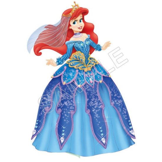 Disney Princess Ariel Heat Iron On Transfer for T shirts N2 (KRAFTYME.COM)