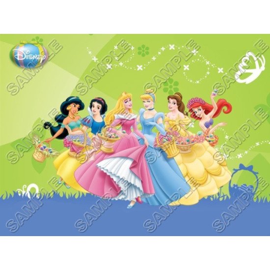 Disney Princess Easter Heat Iron On Transfer for T shirts N30 (KRAFTYME.COM)