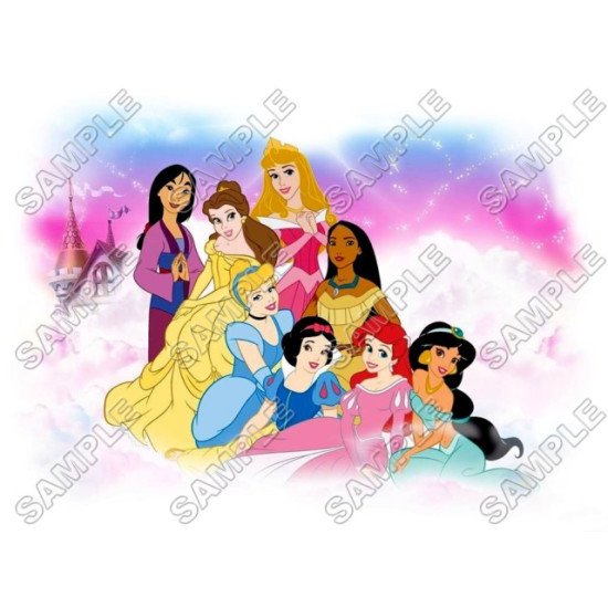 Disney Princess Heat Iron On Transfer for T shirts N14 (KRAFTYME.COM)