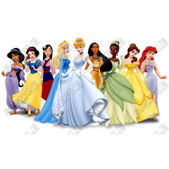 Disney Princess Heat Iron On Transfer for T shirts N15 (KRAFTYME.COM)